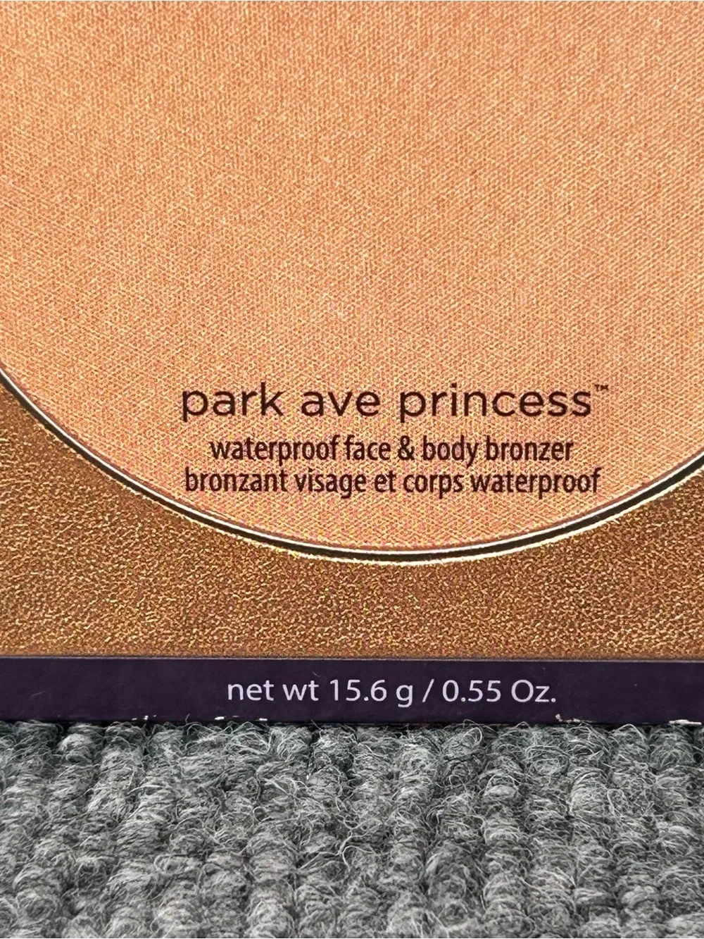 Tarte Park Ave Princess Bronzer Waterproof Pressed Powder LIGHT MEDIUM Full Sz